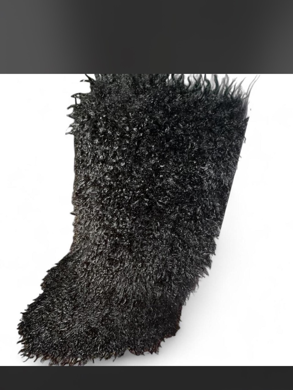 Women’s Knee high Fuzzy Black Boots